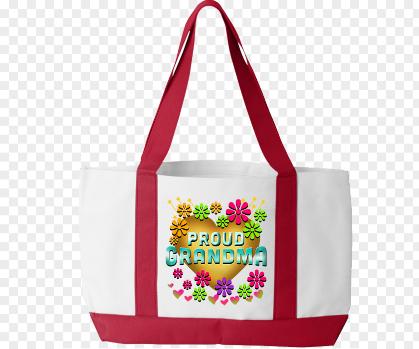 Proud Grandma Tote Bag Handbag Gift T-shirt PNG