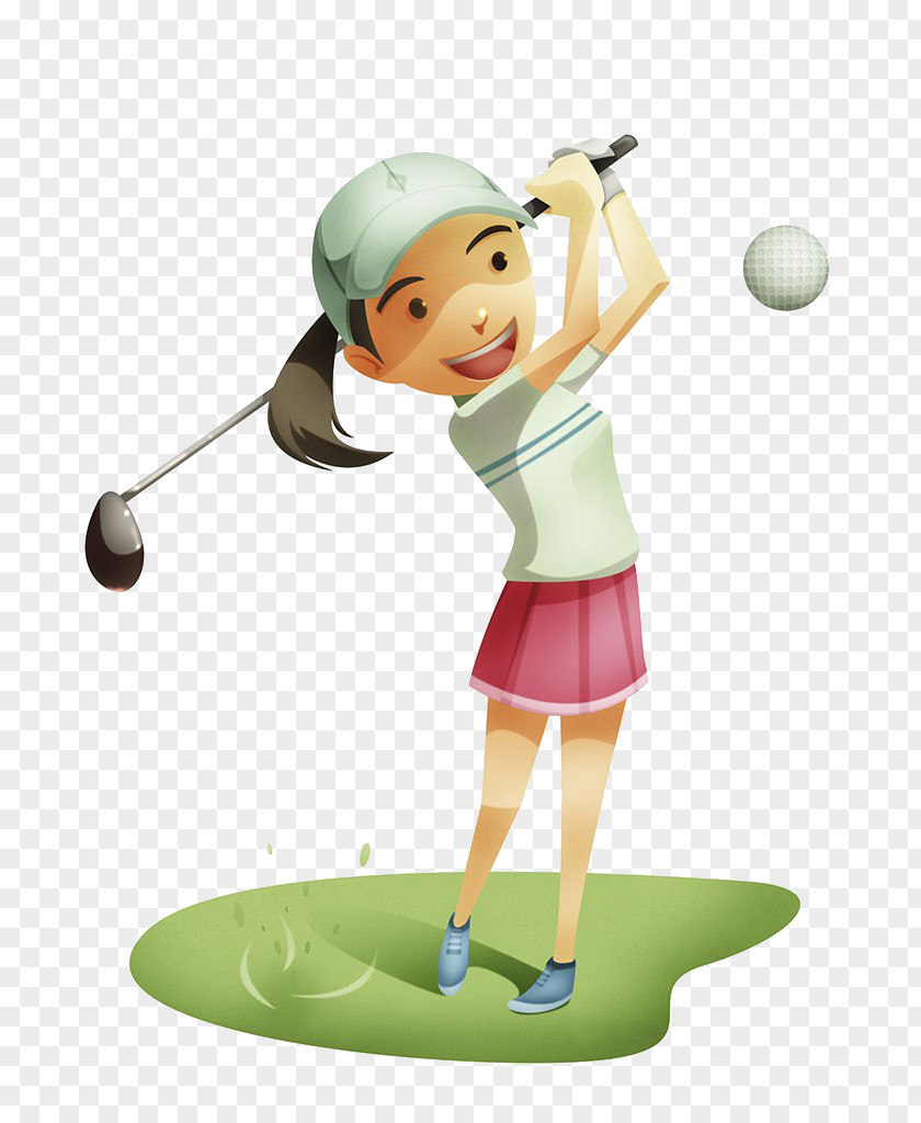 Athelete Cartoon Golf Illustration Sports Image Vector Graphics PNG