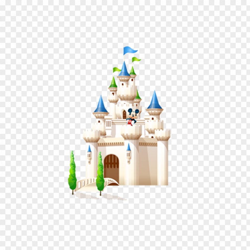 Cartoon Castle Decoration Mural Wall Decal Royalty-free Illustration PNG