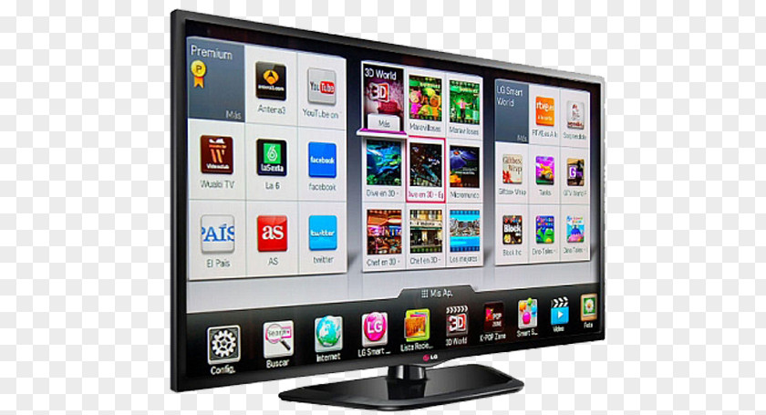 Smart Tv TV LED-backlit LCD Television Set LG Electronics PNG