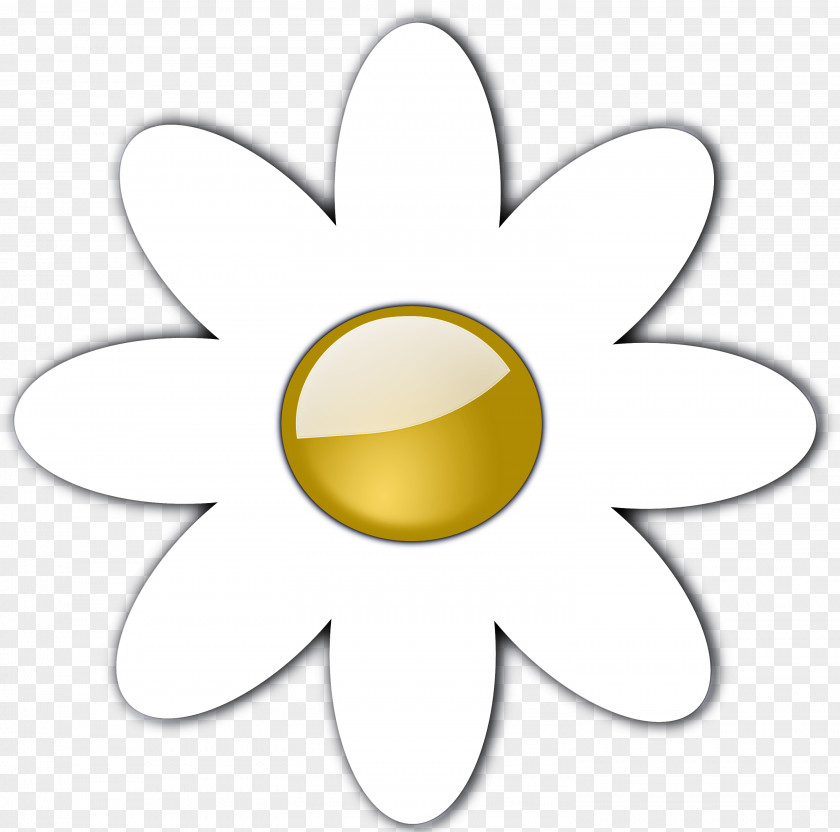 Smile Flower Yellow Clip Art Circle Symbol Sticker PNG