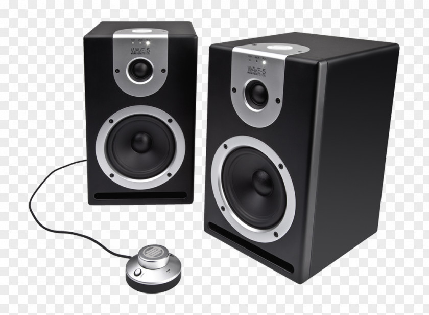 Studio Monitors Monitor Disc Jockey Sound DJ Controller Powered Speakers PNG
