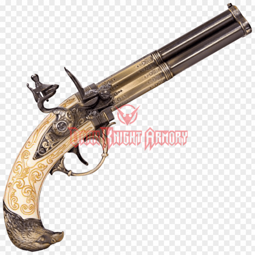 Trigger Revolver Flintlock Gun Barrel Firearm PNG