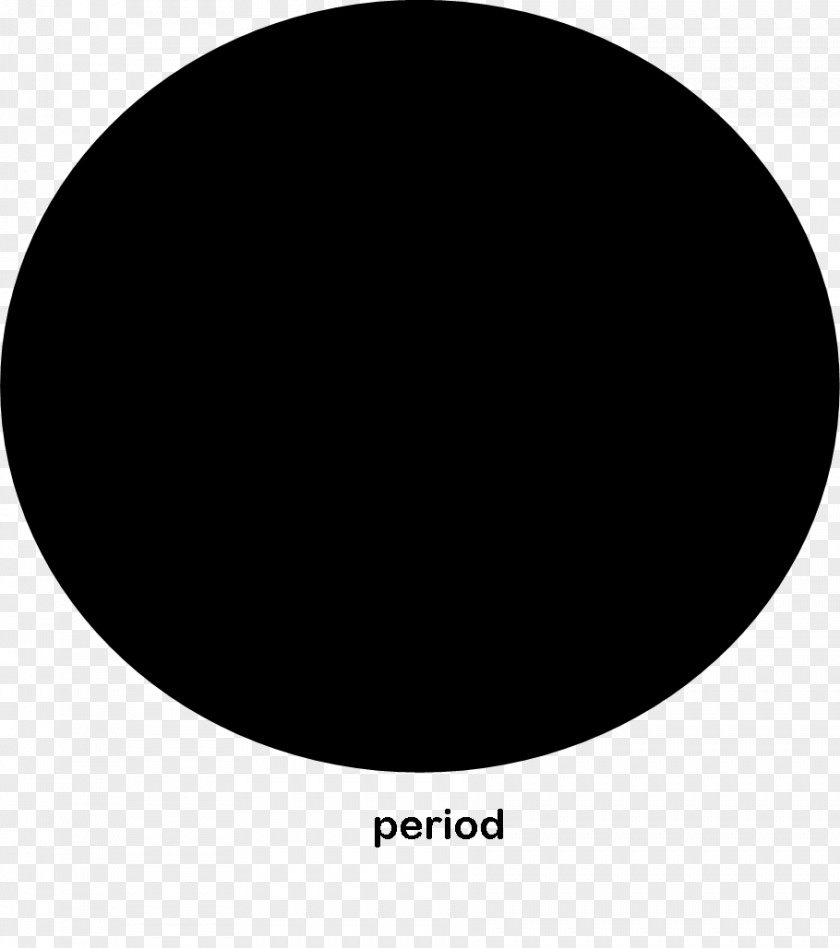 Circle Black Point PNG