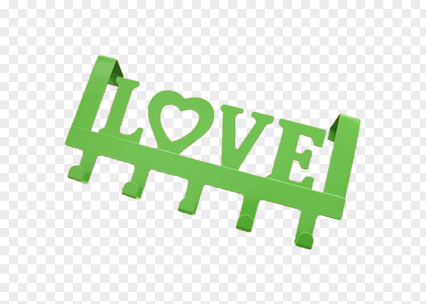 Coat Rack Product Design Brand Love In Green Logo PNG