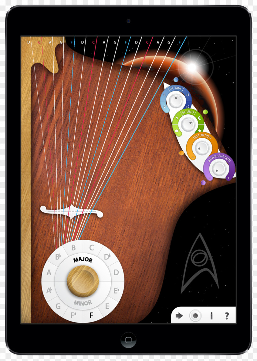 Guitar Spock Vulcan Uhura Harp PNG