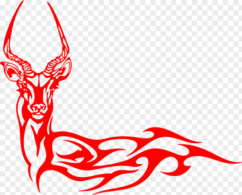 Antelope Logo Goat Sticker PNG