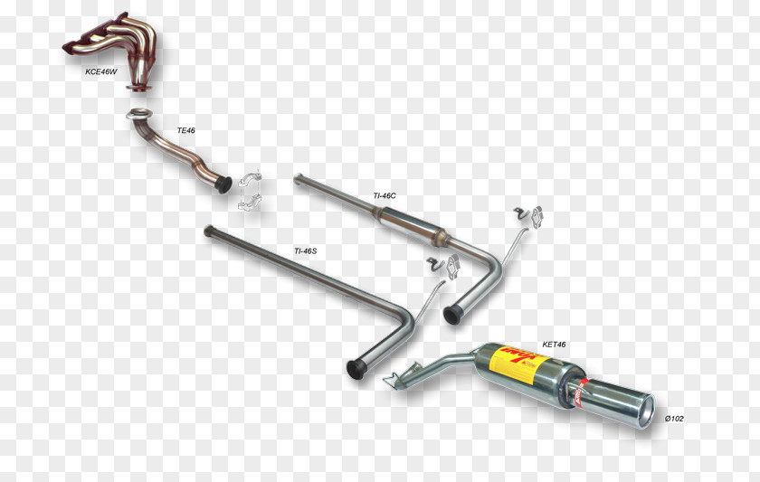 Car Renault Clio Peugeot 206 Exhaust System PNG