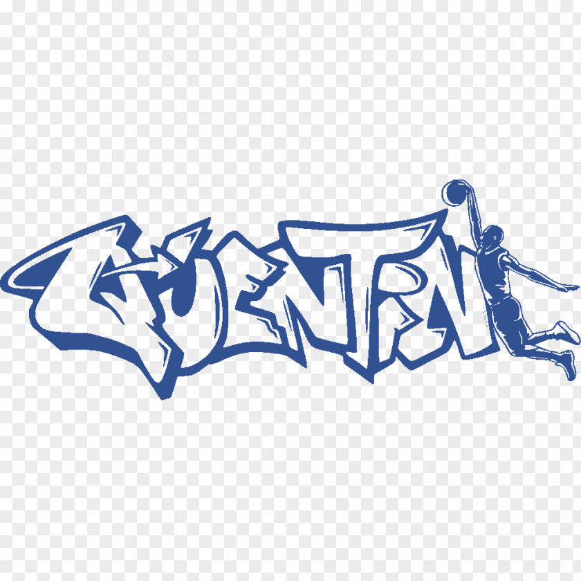 Custom Basketball Court Decal Graffiti Art Illustration Logo Brand PNG