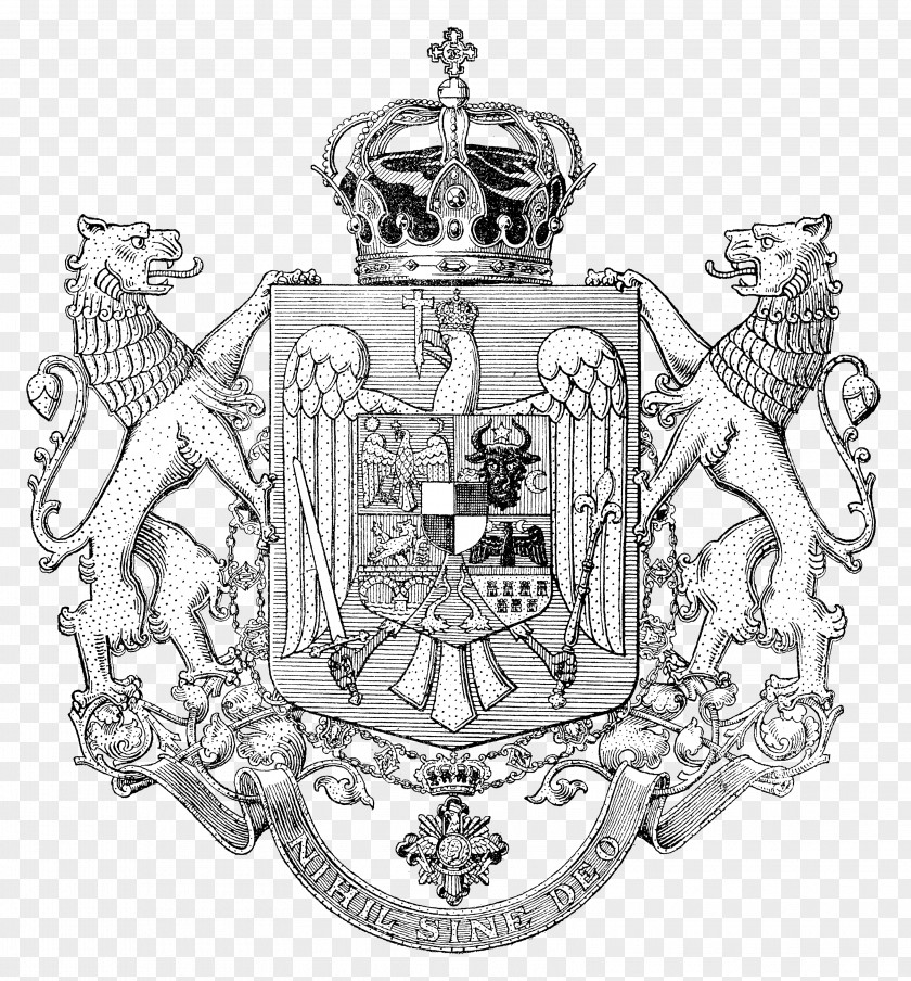 Kingdom Of Romania Coat Arms Crest PNG