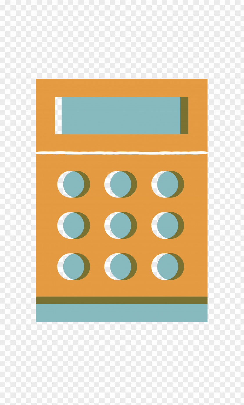 Vector Cartoon Calculator Material Animation Icon PNG