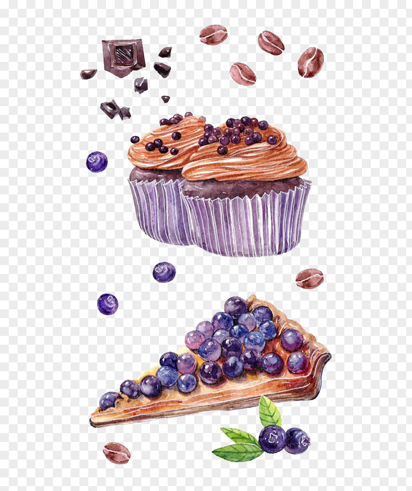 Drawing Chocolate Cake Cupcake Muffin Tart PNG