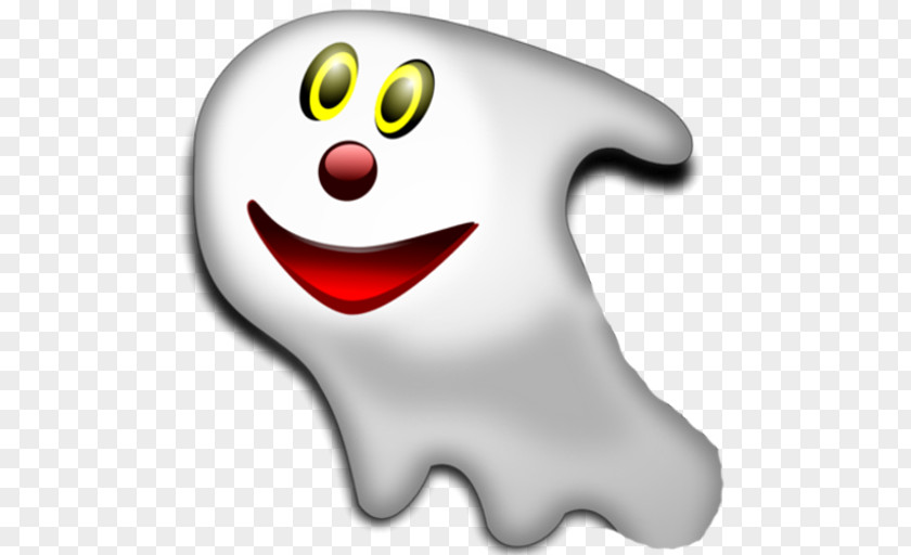 Ghost Halloween Paper Smiley Clip Art PNG