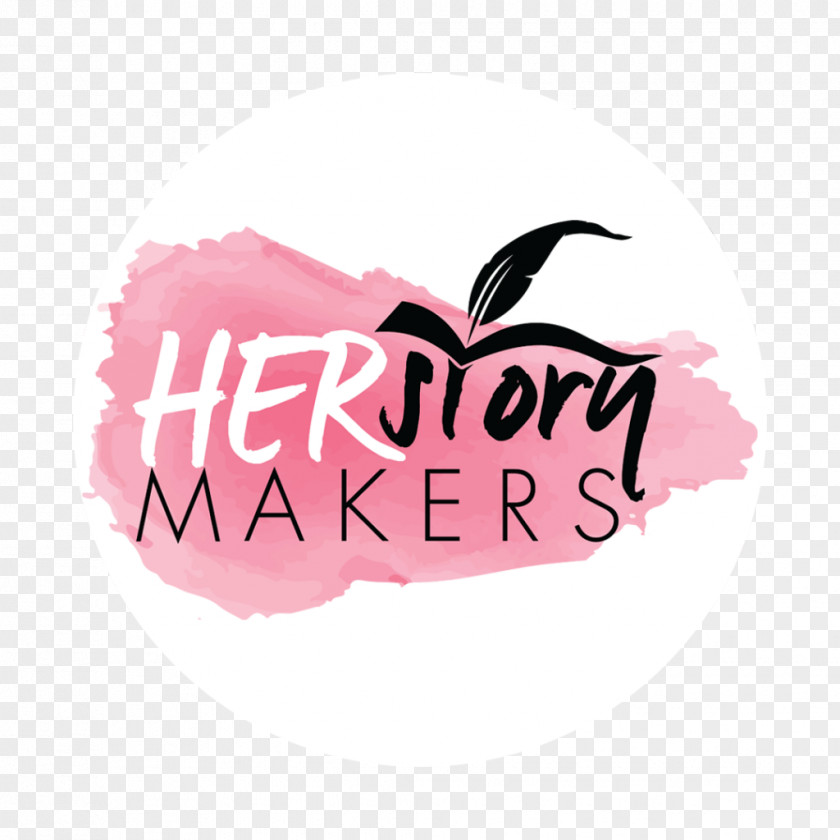 Herstory Logo Pink M Brand Love Font PNG