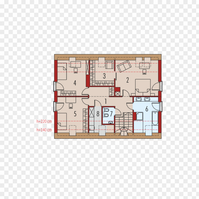 House Square Meter Floor Plan Attic Window PNG