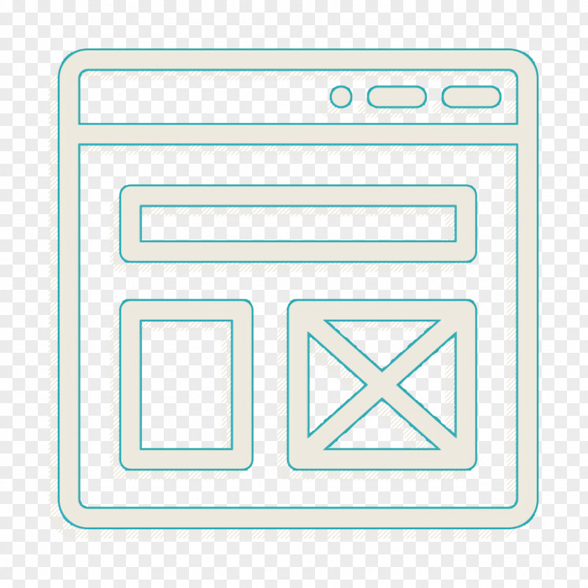 Web Design Icon Wireframe Browser PNG
