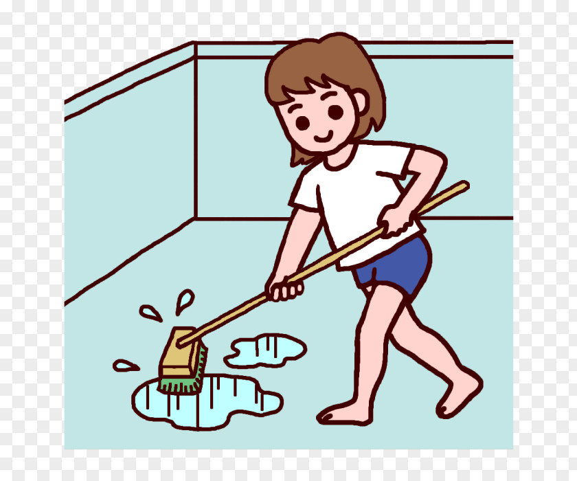 Child Pool 掃除 Swimming Cleaning Clip Art PNG