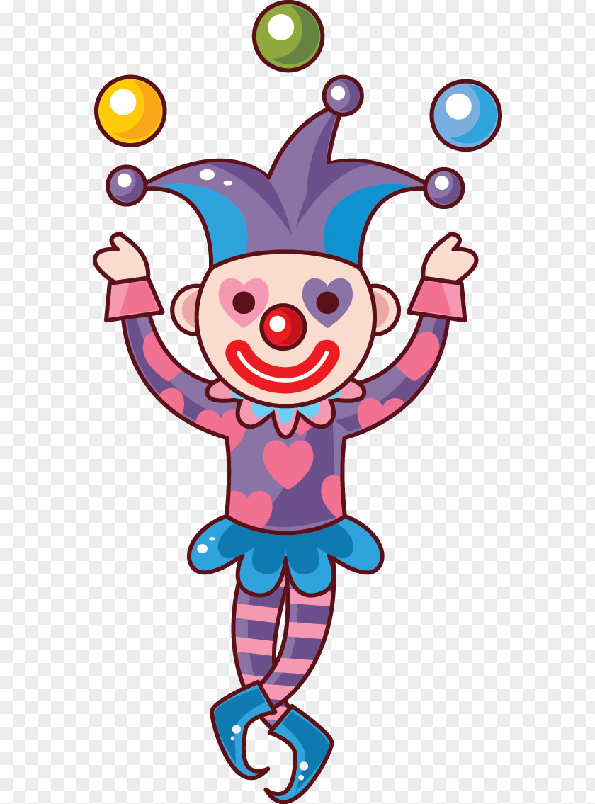 Clown Circus Cartoon Stock Photography PNG