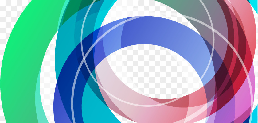 Colorful Abstract Gradient Circle Abstraction Euclidean Vector PNG