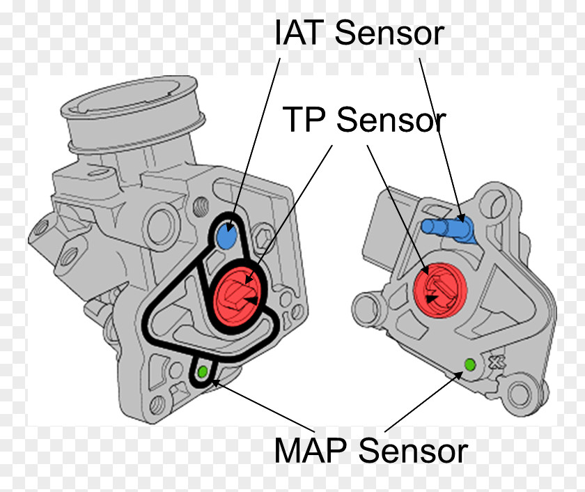 Honda Fuel Injection MAP Sensor Motorcycle PNG