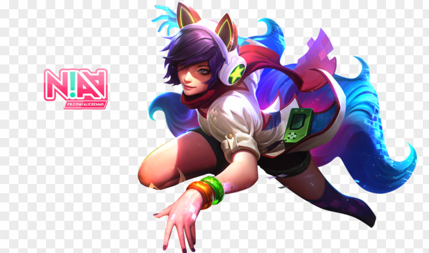 Mobile Legends League Of Ahri Arcade Game Drawing Riot Games PNG