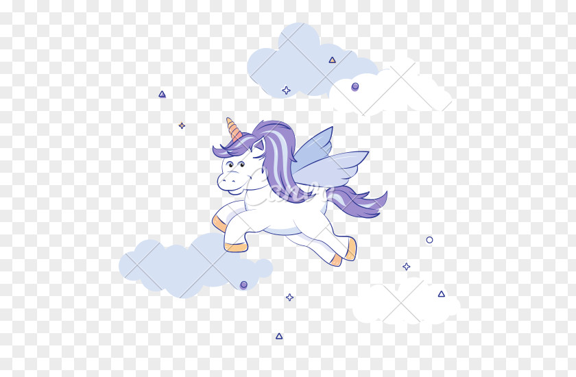 Unicorn Head Winged Horse PNG