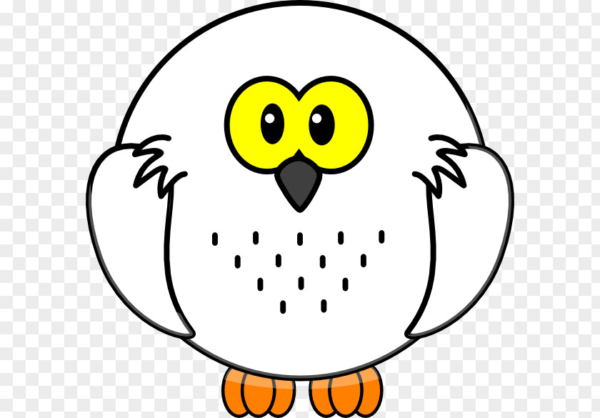 Cartoon Vector Owl Snowy Black-and-white Clip Art PNG