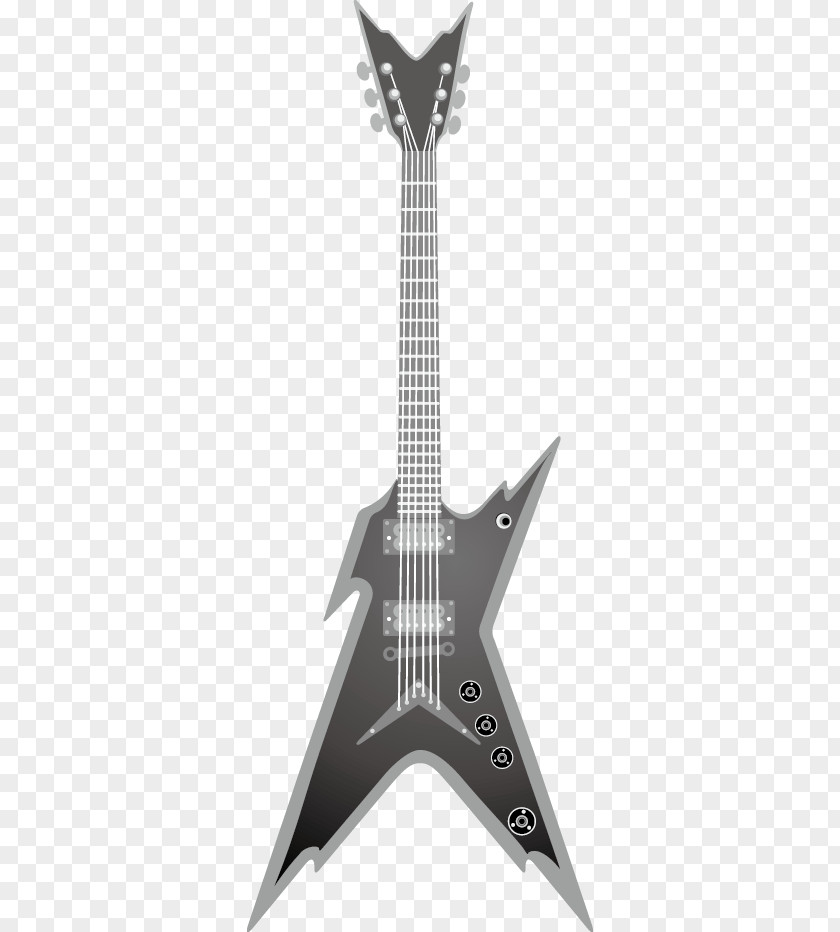 Cool Electric Guitar Vector Material Dean Guitars Musical Instrument PNG