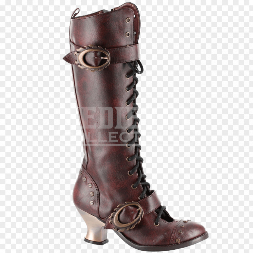 Steampunk Boots Knee-high Boot High-heeled Shoe Thigh-high PNG