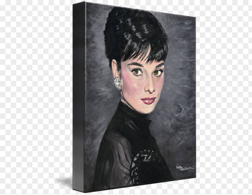 Audrey Hepburn Black Hair PNG