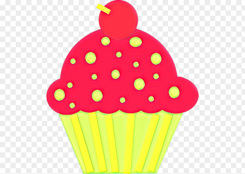 Cake Polka Dot Birthday Candle PNG