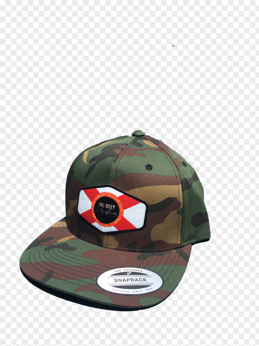 Old Flag Baseball Cap Maroon PNG