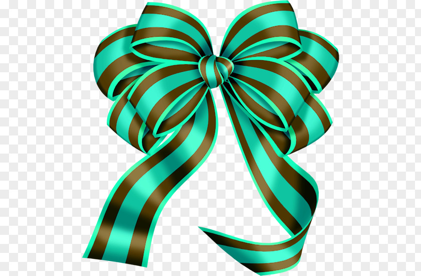 Striped Bow Ribbon Gift Clip Art PNG
