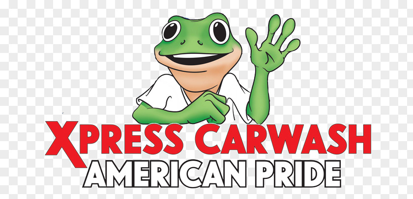 Carwash Logo American Pride Express Car Wash Tree Frog PNG