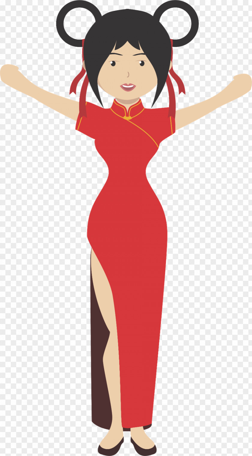 Cheongsam Transparency And Translucency Clip Art Vector Graphics Image Robe PNG