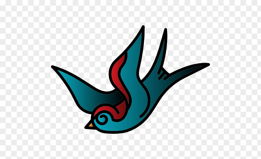 Flying Bird Old School (tattoo) PNG