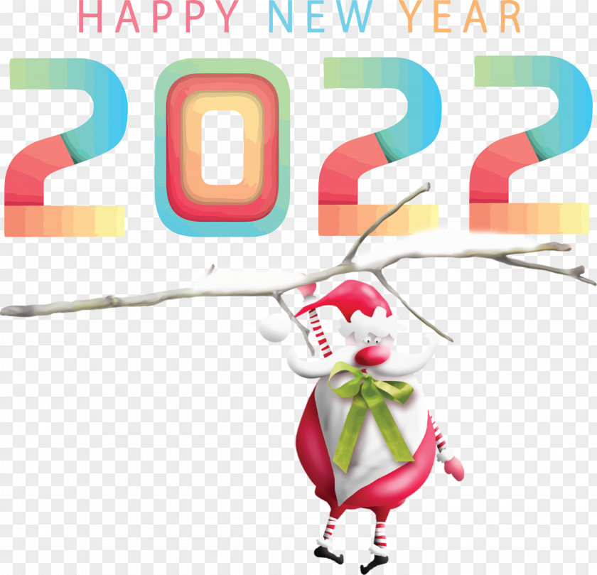 Happy 2022 New Year PNG