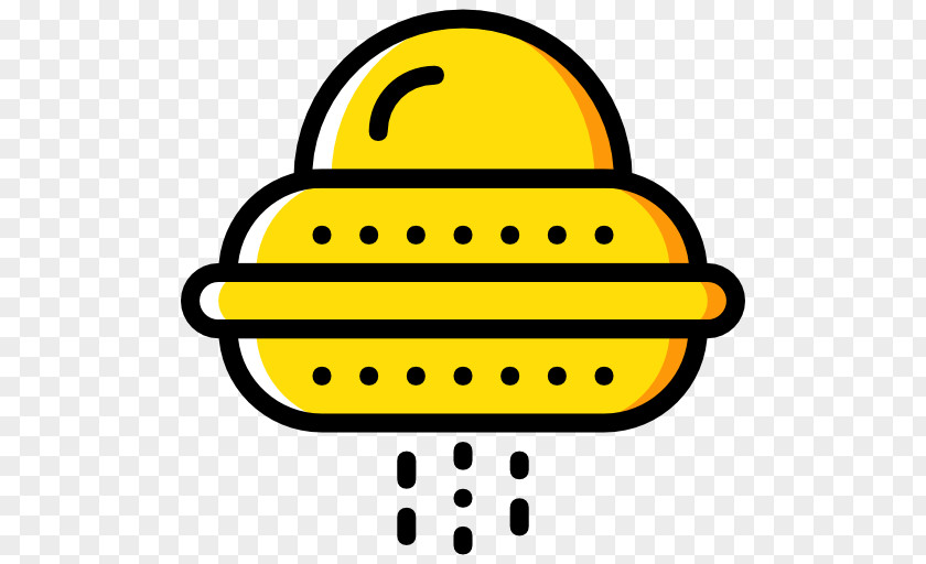 Yellow UFO Hamburger Icon PNG