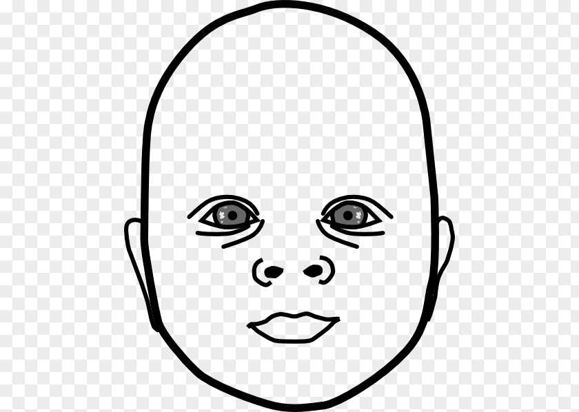 Baby Face Clipart Infant Child Boy Clip Art PNG
