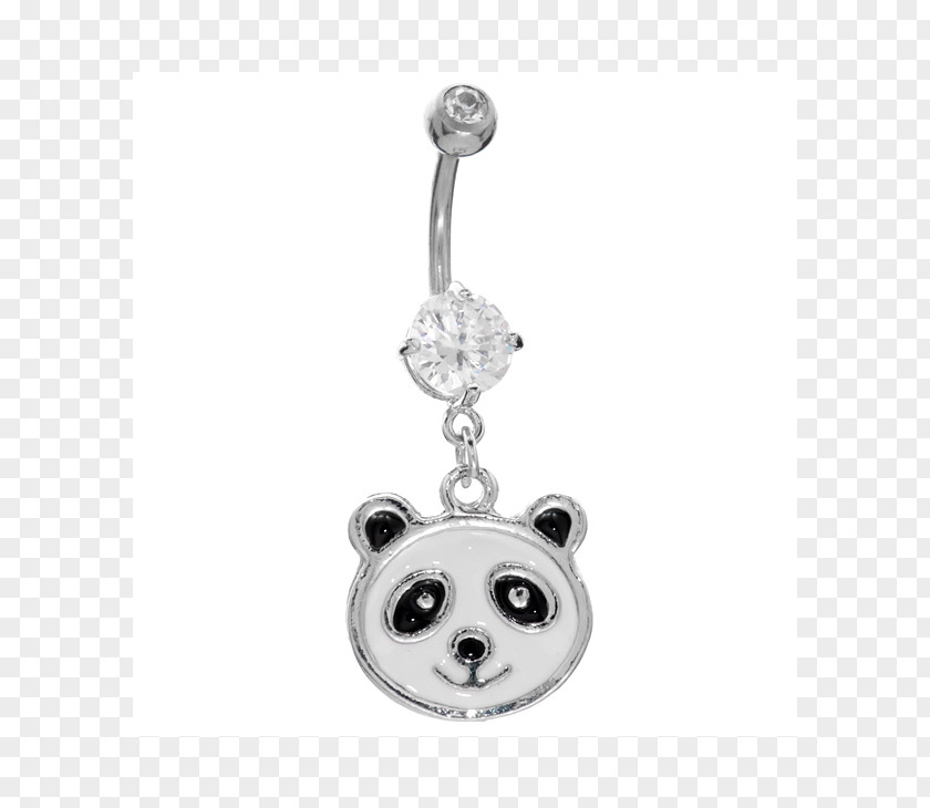 Bear Earring Giant Panda Navel Piercing Body PNG