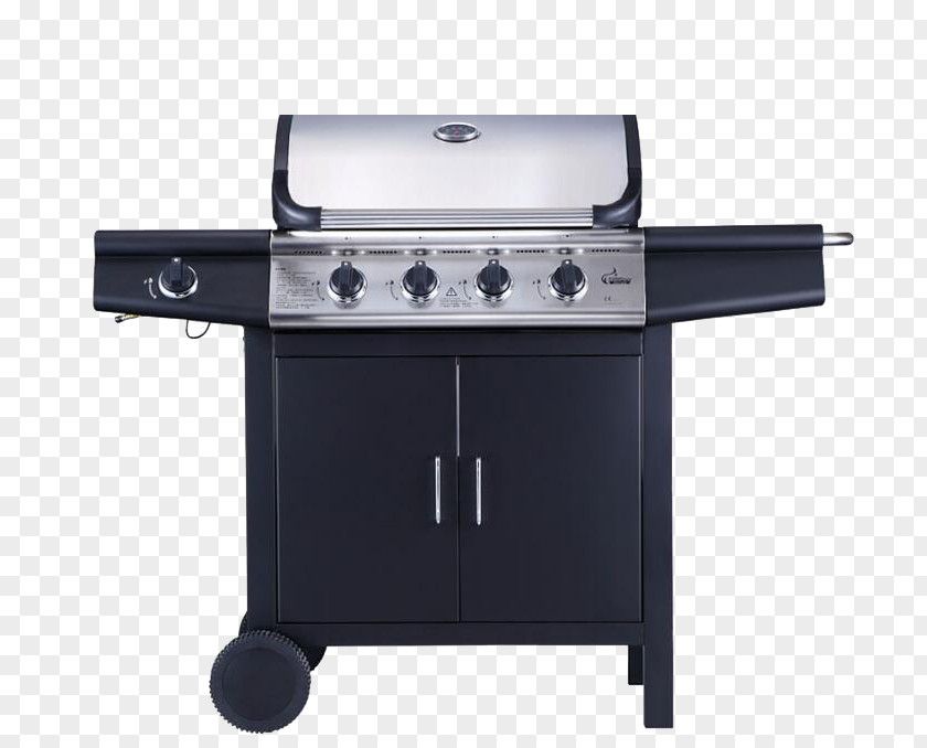 Black Charcoal Grill BBQ Barbecue Furnace Chicken Grilling PNG