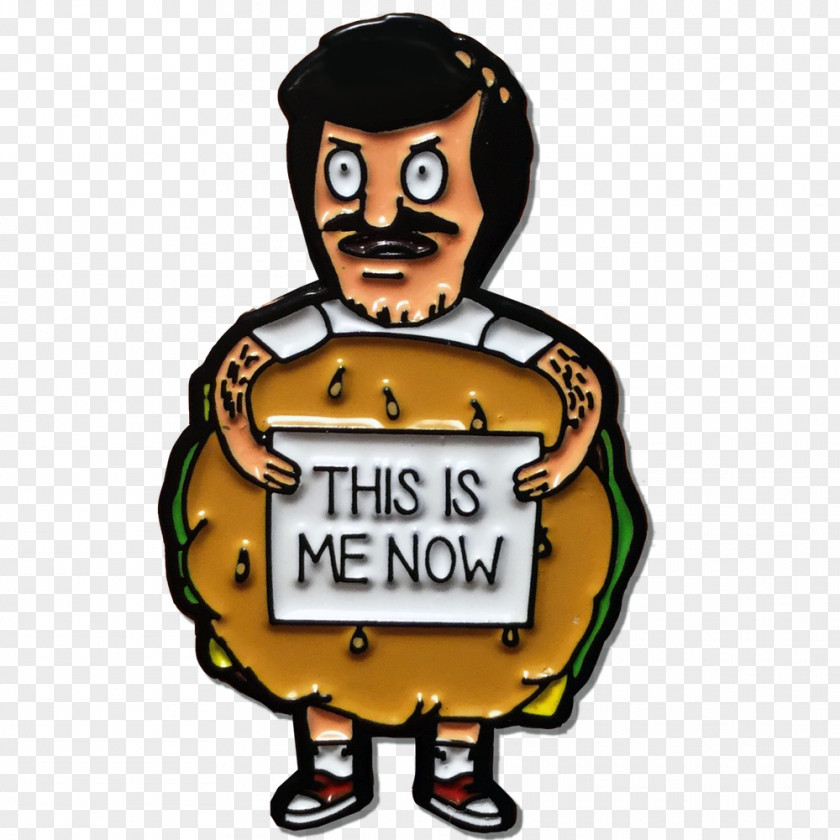 Bobs Burgers Hamburger T-shirt Lapel Pin Bob's PNG