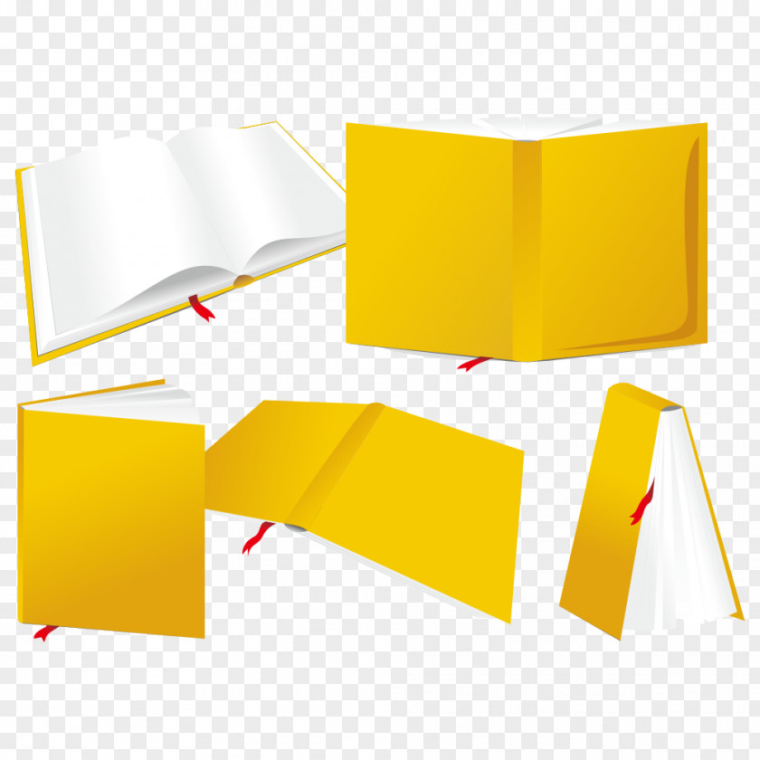 Cartoon Books Hardcover Book Cover Clip Art PNG