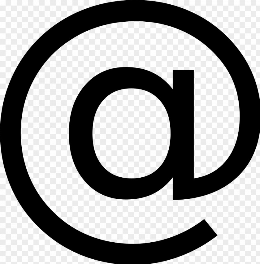 Creative Fonts At Sign Trademark Symbol PNG