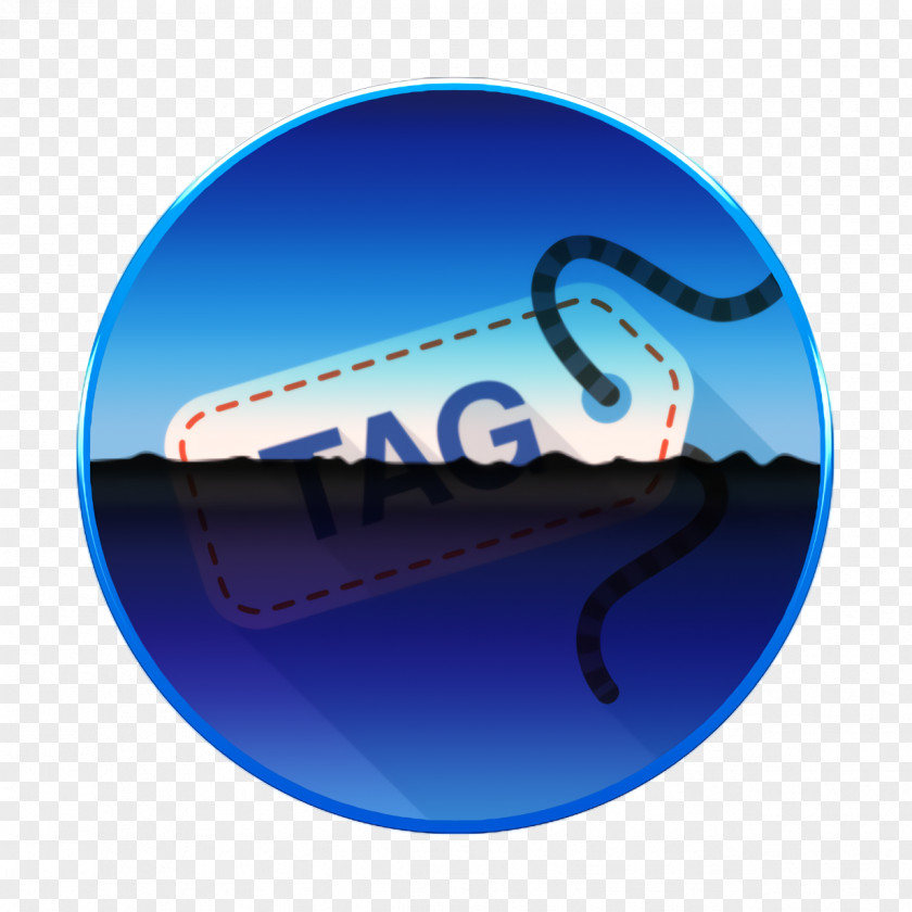 Electric Blue Logo Achievement Icon Badge Label PNG
