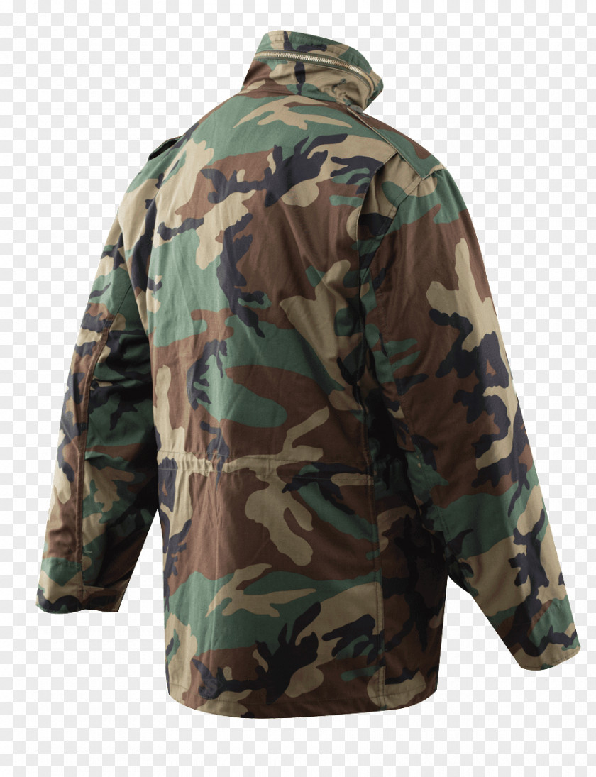 Jacket M-1965 Field Battle Dress Uniform U.S. Woodland Parca PNG