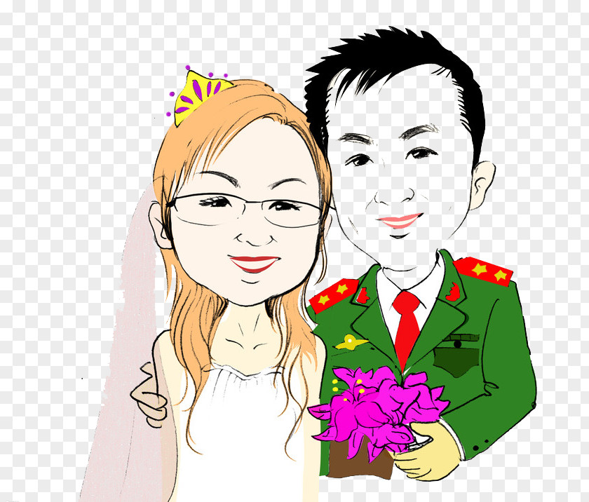 Uniform Wedding Marriage U516bu5b57 Chinese Zodiac Happiness Illustration PNG
