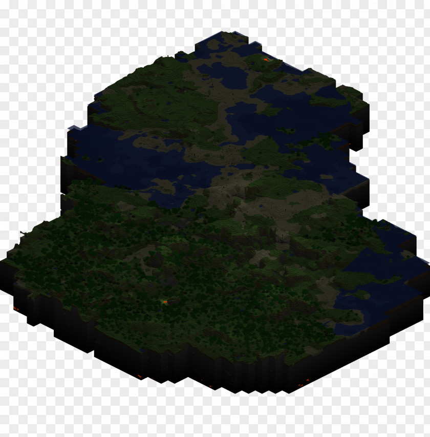 Watercolor Cliff Biome PNG