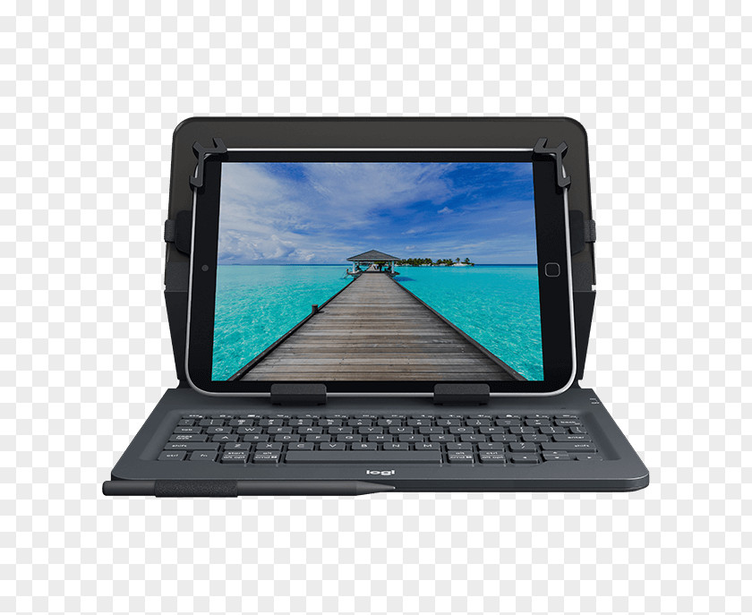 Wireless Logitech Universal French AZERTY FolioComputer Computer Keyboard IPad 3 And Folio Case PNG