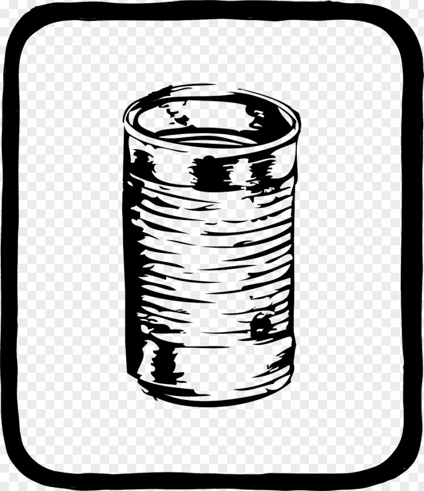 Aluminium Vector Coffee Beverage Can Drawing Tin Clip Art PNG